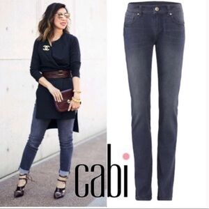 𝅺CABI slim boyfriend skinny Celeste wash jeans 3191